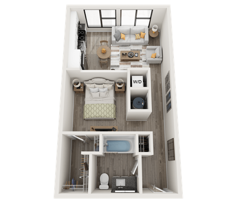 S1 Floor Plan  at Link Apartments® Montford, Charlotte